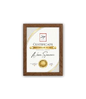 ZEP CORNICE CERTIFICATE BROWN 21X29,7 V4721N