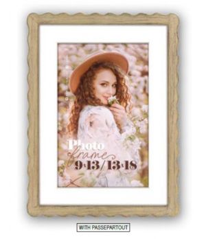 ZEP CORNICE CON PASSPARTOUT LIONE NATURAL  9X13/13X18 VM757N (TAVOLO E PARETE)