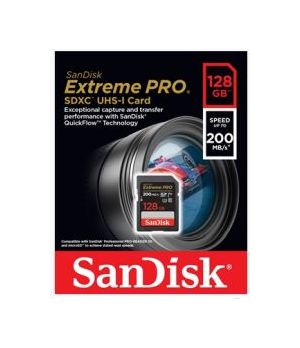 SANDISK SDXC EXTREME PRO UHSI 128 GB 200/140  4K V30 (3101152)