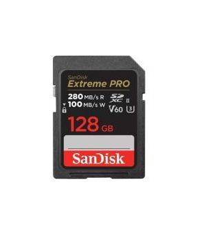 SANDISK SDXC EXTREME PRO 128 V60 U3 UHSII 280/100 1555X (3100862)
