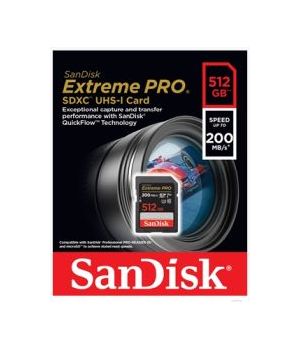 SANDISK SDXC EXTREME PRO UHSI 512 GB 200/140 4K V30 (3101154)