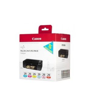 CANON PGI29 KIT X 6 C/M/Y/PC/PM/R  PER PRO1