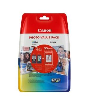 CANON PG540 XL+CL541 XL KIT BLACK+COLOR VALUE PACK + 50 10X15